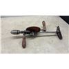 Image 5 : Power Fist 3/8 x 50" Foot PVC Air Hose, Vintage Hand Crank Drill, Mower Blade, 20 3/4" and More