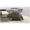 Image 10 : Vintage Louis Marx Pressed Steel Mobile Custom Cannon Battery Operated Toy, 1957. 10 x 23 x 8"