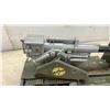 Image 4 : Vintage Louis Marx Pressed Steel Mobile Custom Cannon Battery Operated Toy, 1957. 10 x 23 x 8"