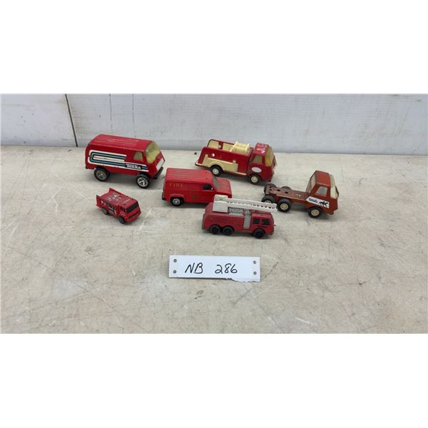 Vintage Tonka Fire Trucks, Van, Cab Chassis, and More