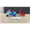 Image 1 : Hallmark Collectibles: Structo Police Radio Patrol Scooter and Murray Super Sonic Tricycle