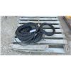 Image 1 : 5 Coils of Black Communication and CATV Cable on Pallet Lot