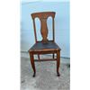 Image 2 : Antique Oak T-Back Armchair, Ladder-Back Armchair, and Oak Side Chair