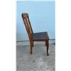 Image 3 : Antique Oak T-Back Armchair, Ladder-Back Armchair, and Oak Side Chair