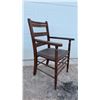 Image 7 : Antique Oak T-Back Armchair, Ladder-Back Armchair, and Oak Side Chair