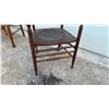 Image 8 : Antique Oak T-Back Armchair, Ladder-Back Armchair, and Oak Side Chair