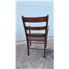 Image 9 : Antique Oak T-Back Armchair, Ladder-Back Armchair, and Oak Side Chair