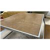 Image 3 : Vintage Portable Folding Picnic Table with Attached Benches and Shopping Cart