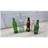 Image 10 : Collection of Vintage Glass Soda Bottles: Coca-Cola, Pepsi, 7UP, Canada Dry, Wynola, and More