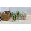 Image 1 : Collection of Vintage Glass Soda Bottles: Coca-Cola, Pepsi, 7UP, Canada Dry, Wynola, and More