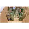 Image 3 : Collection of Vintage Glass Soda Bottles: Coca-Cola, Pepsi, 7UP, Canada Dry, Wynola, and More