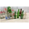 Image 8 : Collection of Vintage Glass Soda Bottles: Coca-Cola, Pepsi, 7UP, Canada Dry, Wynola, and More