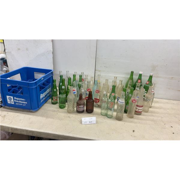 Vintage 7Up, Pepsi, Crush, Double Cola, Canada Dry, Wynola Soda Bottles and More
