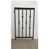 Image 2 : Set of Three Black Wrought Iron Railings with Decorative Scrollwork, 31 3/4 x 36 1/2" & 2 @ 20 1/