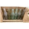 Image 3 : Vintage Glass Beverage Bottles with Saskatchewan Co-Operative Creamery & Coke Crate and More