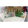 Image 9 : Vintage Glass Beverage Bottles with Saskatchewan Co-Operative Creamery & Coke Crate and More