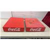 Image 2 : Pair of Vintage Coca-Cola Red Metal Platforms, 22 x 16 x 4" H
