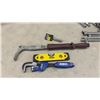Image 8 : Mastercraft Socket and Wrench Set with Ratchets, Pipe Wrench, Level, and More