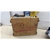 Image 10 : Vintage Wooden Crate, Sunforce Solar 12V Power Sports Charger, Yellow Rope, Twine, Tape, and More