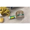 Image 6 : Vintage Wooden Crate, Sunforce Solar 12V Power Sports Charger, Yellow Rope, Twine, Tape, and More