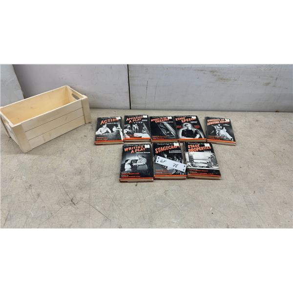 Set of Eight Practical Stage Handbook Series Books, Acting, Stagecraft, and More