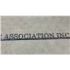 Image 3 : Metis Association Inc. Custom Plasma-Cut Steel Sign, 35 x 2 1/2"