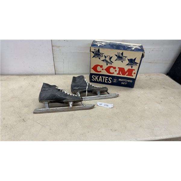 Vintage Ice Skates with Original Box