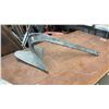 Image 4 : Two Galvanized Boat Anchors: Danforth-Style with Chain and Plow-Style