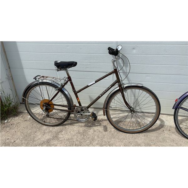 Raleigh Deluxe Sport 3-Speed Step-Through Bicycle, Circa 1971, Fenders and Rear Rack