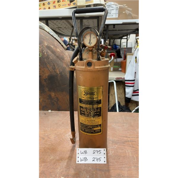 Pyrene Model C105R Carbon Tetrachloride Fire Extinguisher, Two-Quart Hand Unit