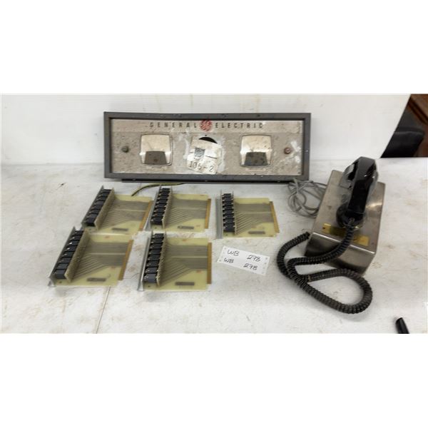 General Electric MASTR 105-2 Two-Way Radio Control Panel, Teltone Boards, and More