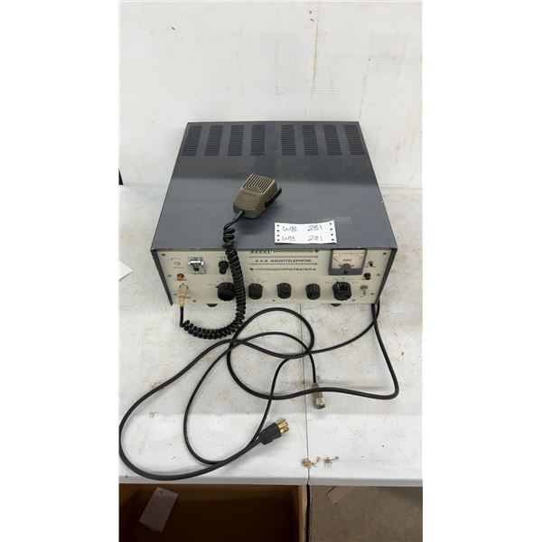 Racal TRA7905-A Single Sideband Radiotelephone Transceiver with Microphone