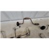 Image 4 : Collection of Vintage Hand Braces and Hand-Crank Rotary Drill, Various Sizes and More