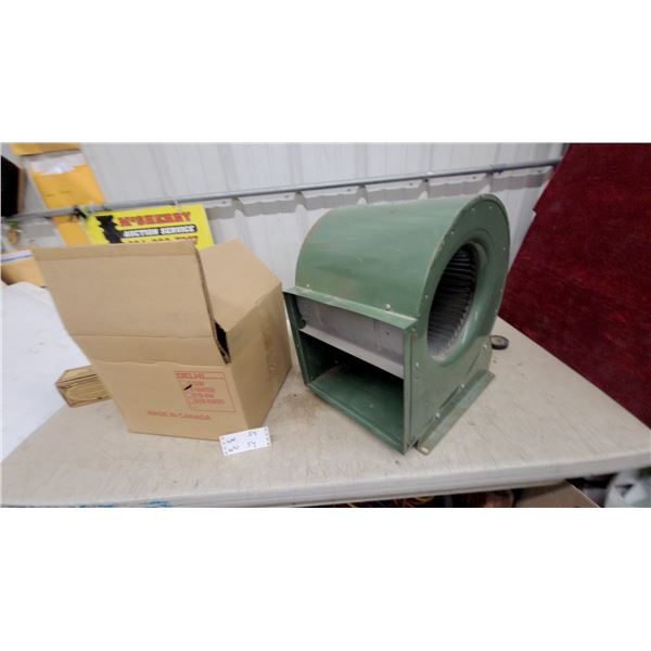 Delhi G10W Centrifugal Squirrel Cage Blower Fan with Replacement Wheel in Original Box