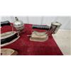 Image 3 : Antique Self-Heating Gasoline Iron with Cast Iron Sad Irons, Trivet, and More