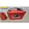 Image 2 : Kiekhaefer Mercury 6-Gallon Outboard Motor Fuel Tank and Esso Outboard Oil Container with Product