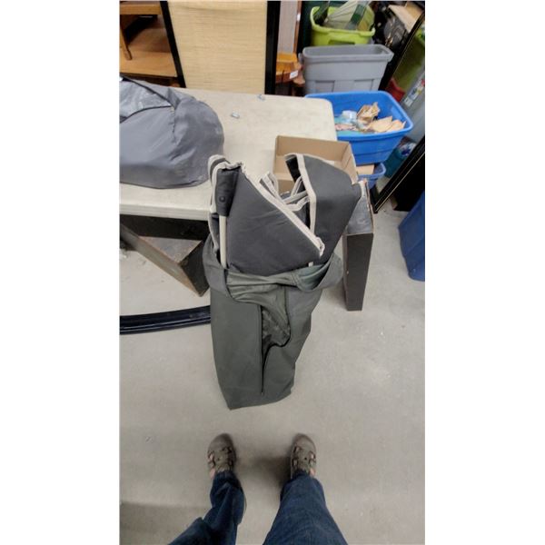 Folding Double Seat Yard Chair with Bag