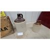 Image 2 : Two-Tone Stoneware Jugs and Vintage Pepsi-Cola Wooden Crate