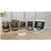 Image 1 : Collection of Vintage Budweiser Holiday Steins, and 1993 "Special Delivery" in Box
