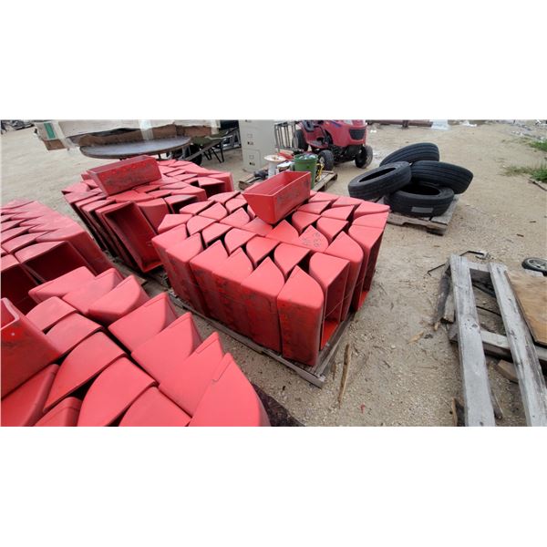 40x Elavator Buckets Make Gd Feeders or Planters Shop Organizer plus 18 x 9 x 7"