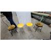 Image 1 : These Are Vintage-Style Metal Wrought Iron) Bistro or Garden Chairs Featuring a Heart-Shape 4x