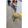 Image 2 : These Are Vintage-Style Metal Wrought Iron) Bistro or Garden Chairs Featuring a Heart-Shape 4x