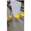 Image 3 : These Are Vintage-Style Metal Wrought Iron) Bistro or Garden Chairs Featuring a Heart-Shape 4x