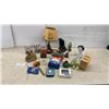 Image 1 : Kerosene Lamp No. 530, Black Figural Statue, Bookends, Gavel, Figurines, and More