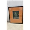 Image 4 : African-Style Carved Wooden Mask 23" Tall, 4 Framed Pictures a. Mikado, and More, Largest 10 x 13.
