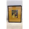Image 5 : African-Style Carved Wooden Mask 23" Tall, 4 Framed Pictures a. Mikado, and More, Largest 10 x 13.