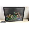 Image 6 : African-Style Carved Wooden Mask 23" Tall, 4 Framed Pictures a. Mikado, and More, Largest 10 x 13.
