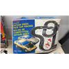 Image 2 : Life-Like NASCAR 500 and Radio Shack Datsun 300ZX Pace Car Racing Slot Car Sets. Not Complete