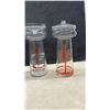 Image 4 : Collection of Canadian Souvenir Glass Cocktail Mixers, CN Tower and Skylon Tower