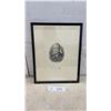 Image 1 : Framed Engraving of President Dwight D. Eisenhower, 34th U.S. President 1953-1961, 15 x 12"